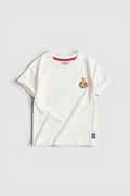 Boys Off-White Embroidered T-Shirt