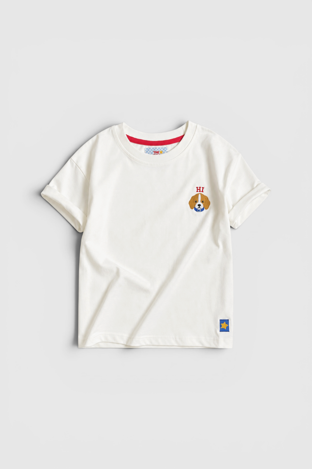 Boys Off-White Embroidered T-Shirt