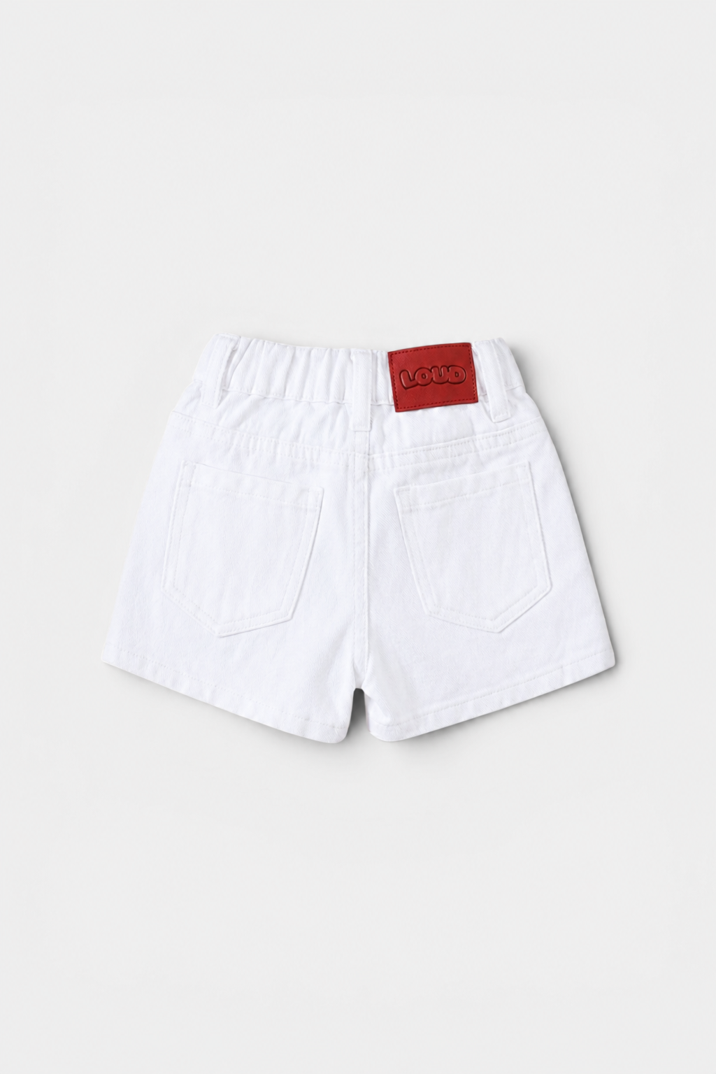 Baby Girls White Denim Shorts (Ages 1–3)