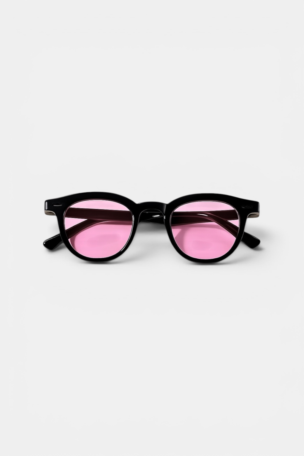 Kids Round Sunglasses – Black/Pink | Unisex