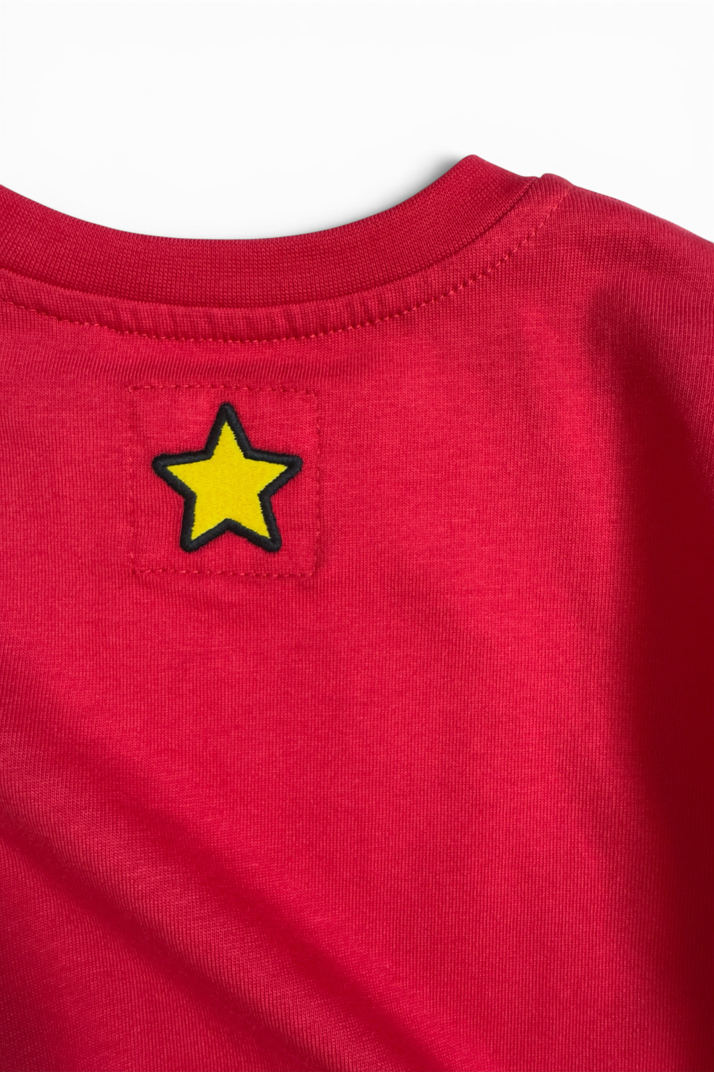 Boys Red Embroidered T-Shirt