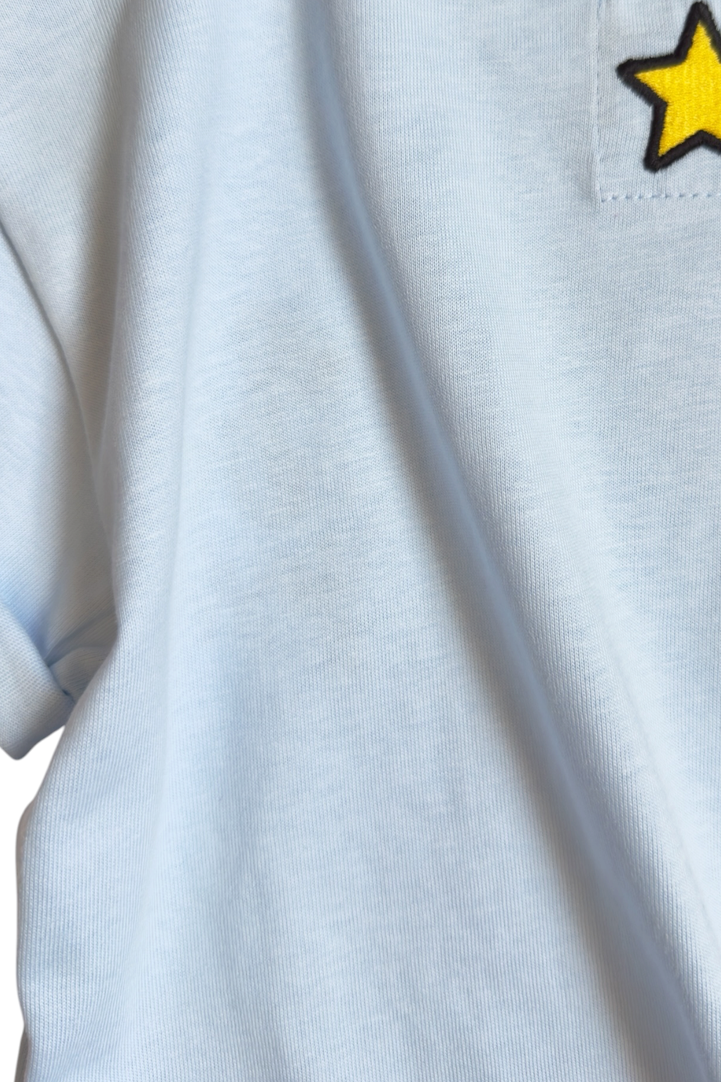 Girls Light Blue Embroidered T-Shirt