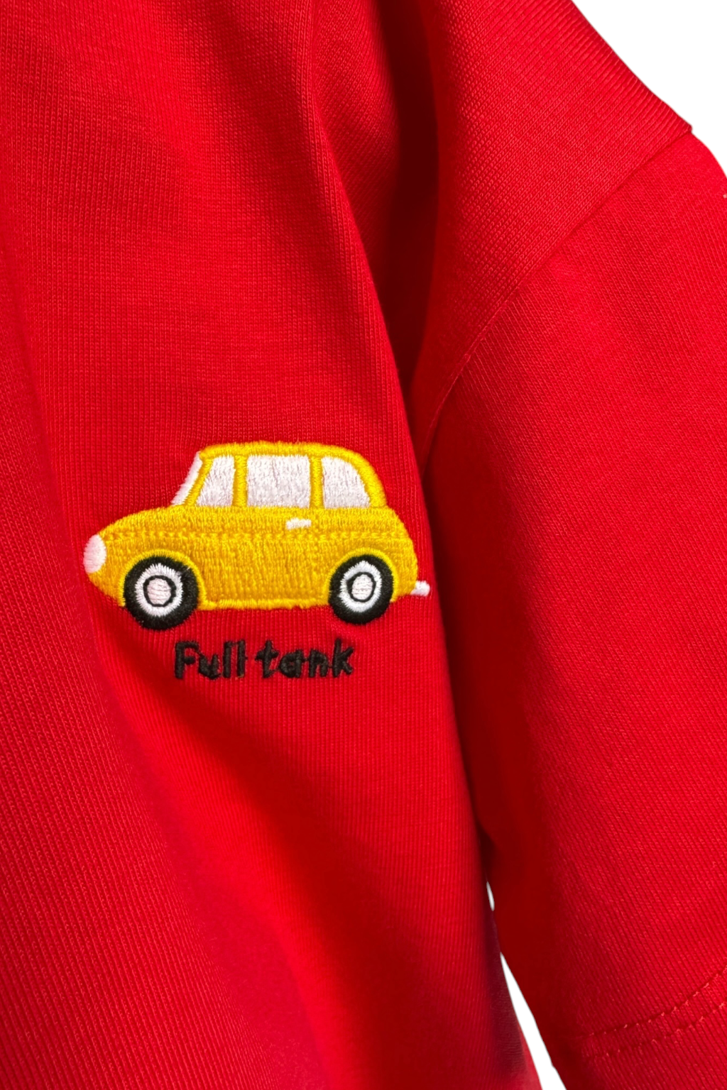 Boys Red Embroidered T-Shirt