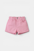 Baby Girls Pink Denim Shorts (Ages 1–3)
