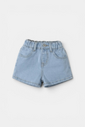 Baby Girls light blue Denim Shorts(Ages 1–3)