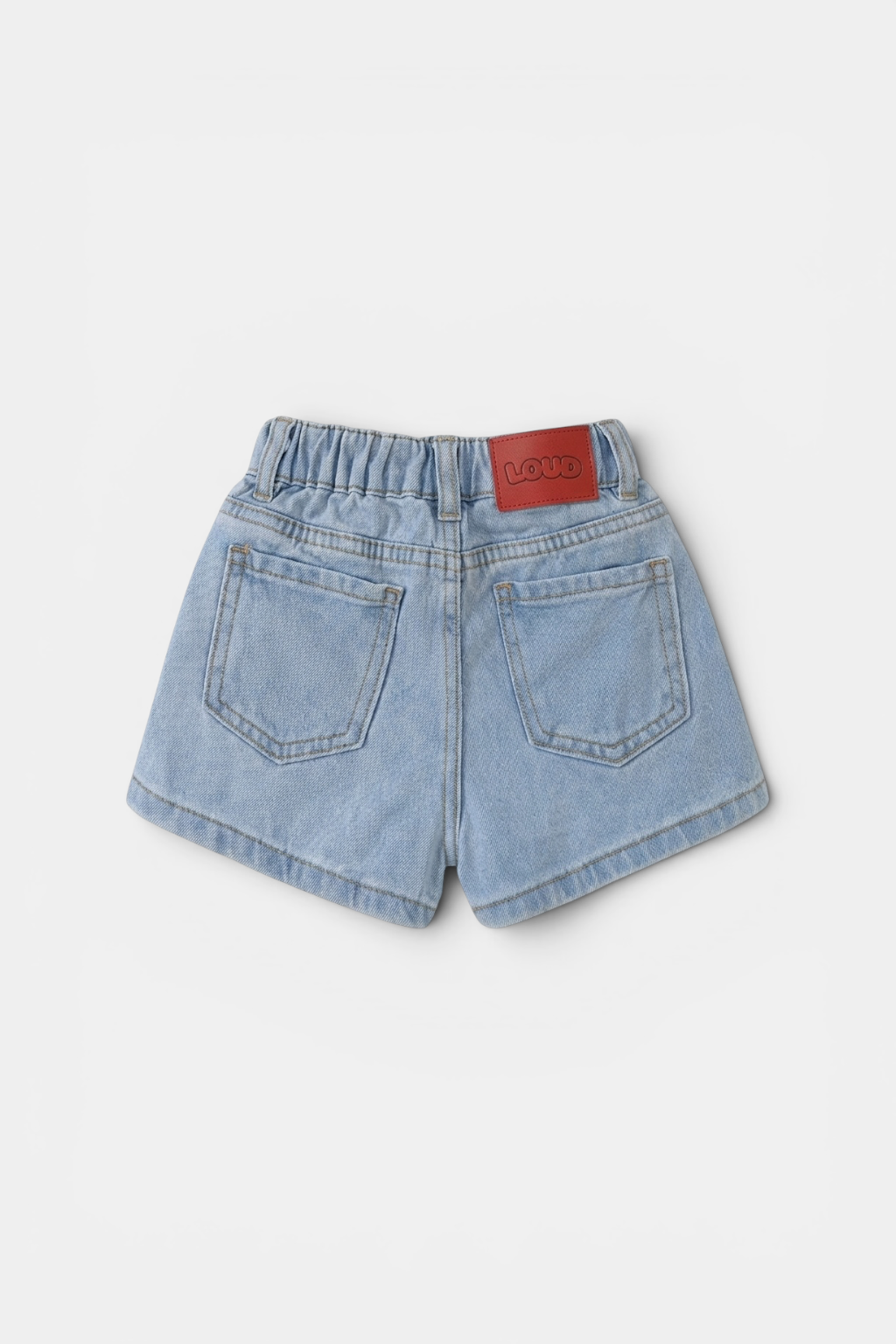 Baby Girls light blue Denim Shorts(Ages 1–3)