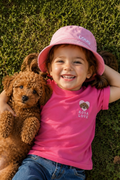 Girls pink Embroidered T-Shirt
