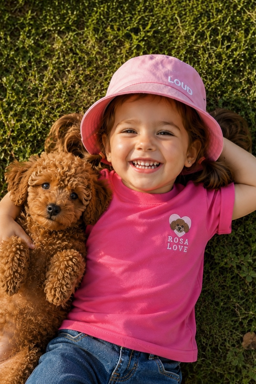 Girls pink Embroidered T-Shirt